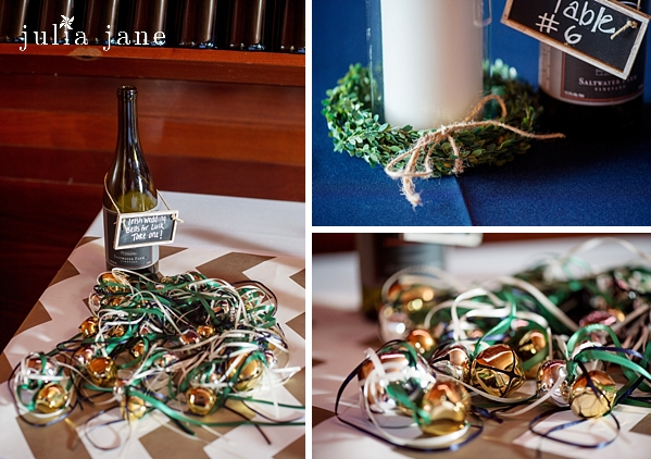 green and white wedding details by connecticut wedding photographer julia jane studios